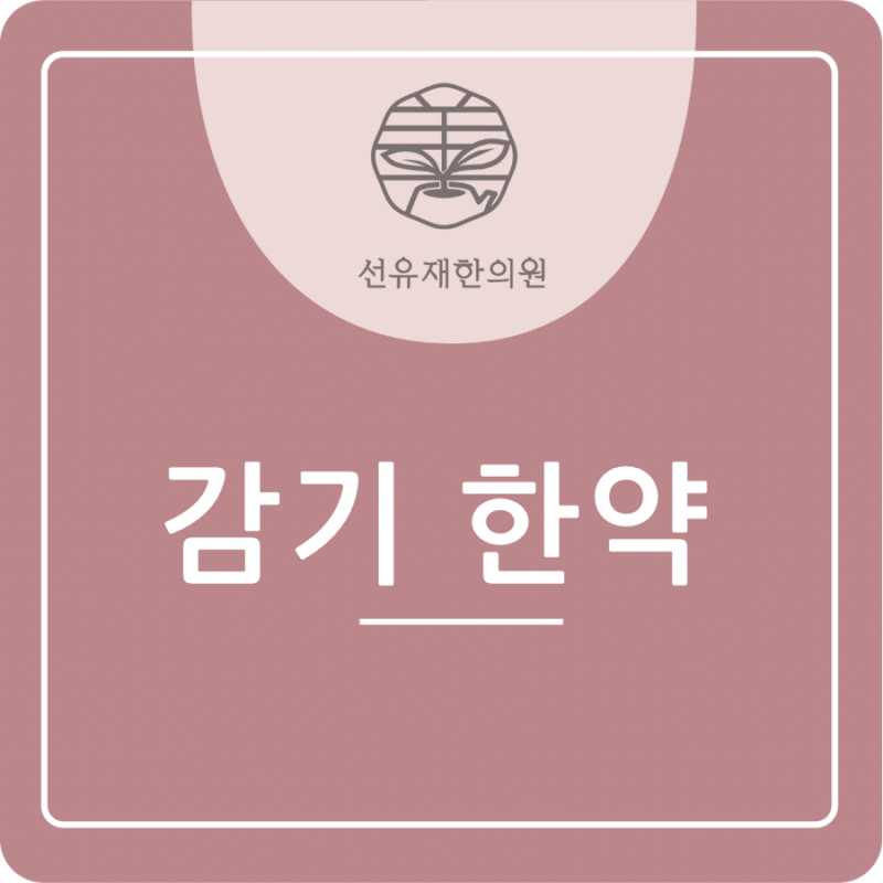 동천동 한의원 선유재에서 드리는 우리 집 감기 상비약!