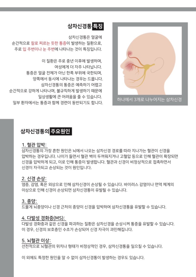 삼차신경통 관련 이미지 11