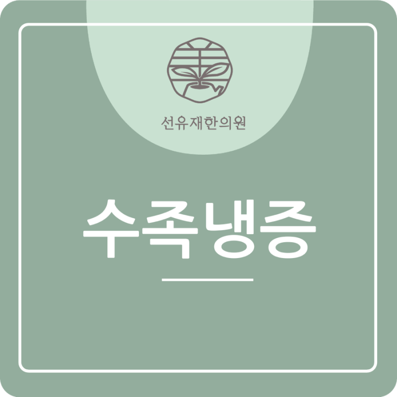 [수지 동천동 선유재 한의원] 수족냉증에 효과적인 한의치료