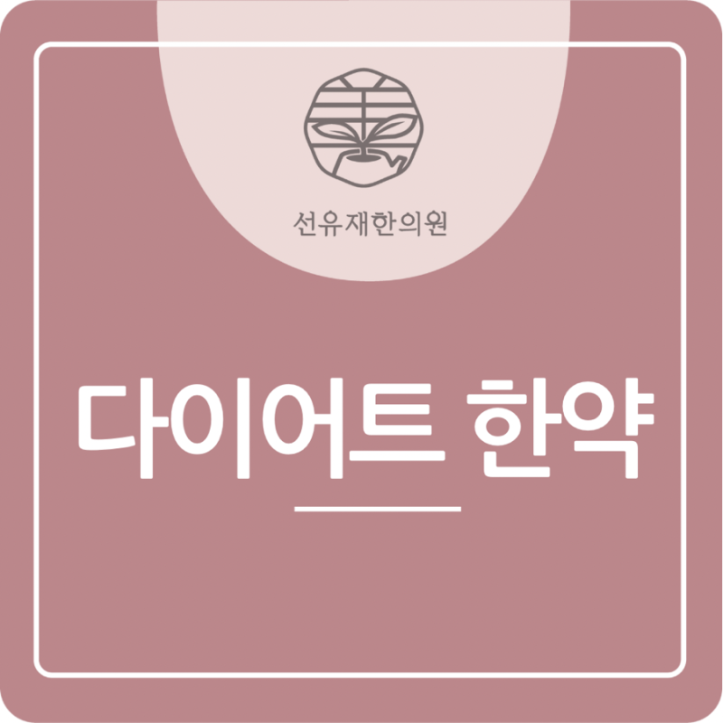 [선유재한의원] 지속 가능한 다이어트 한약 다이어트에 대해 알려드리겠습니다.