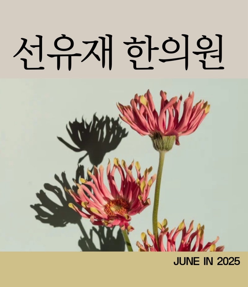 수지구한의원- 선유재한의원 6월 한의 관련 이미지 2